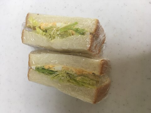 食パン6枚切りで☆シンプル♪シンプル♪卵サンド☆